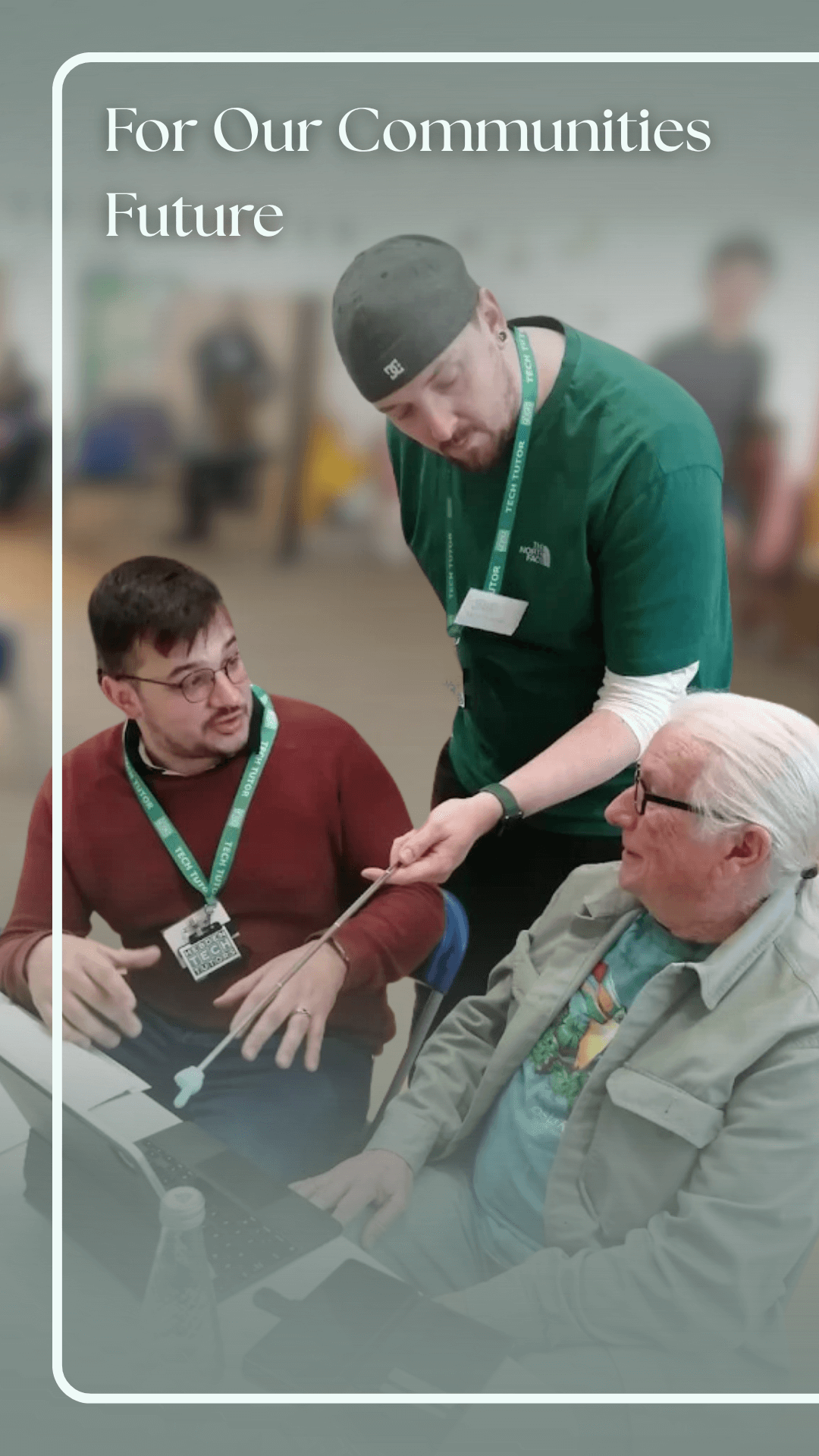 Joe and Chintan at Heptonstall Repair Cafe